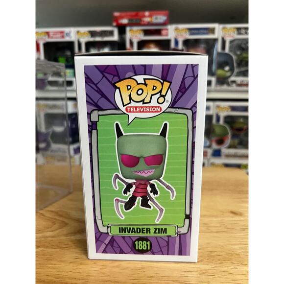 OFFICIAL WONDERCON STICKER Invader Zim Funko Pop #1881 Television Nickelodeon - Picture 2 of 6